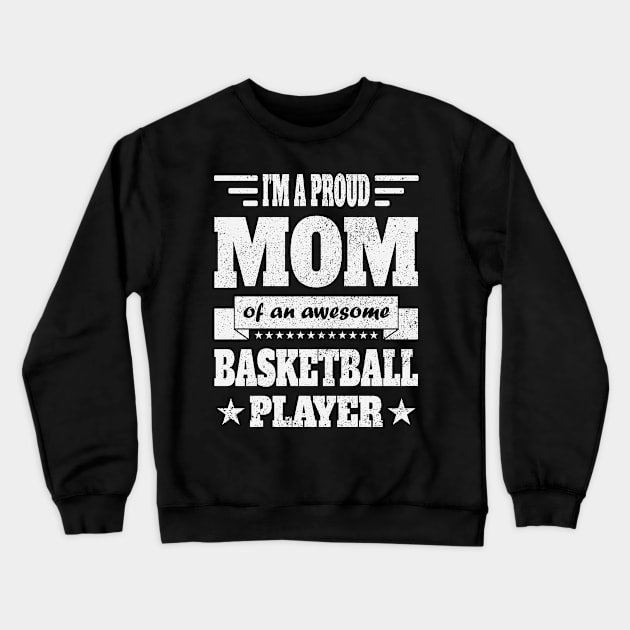 Basketball mom Crewneck Sweatshirt by RockyDesigns